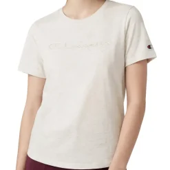 T-Shirt donna Logo Script Icons