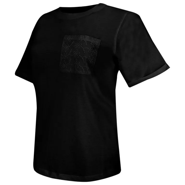 T-Shirt donna pizzo Sangallo