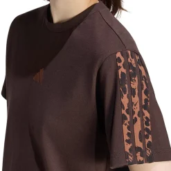 T-shirt donna Seasonal Essentials Animal Print 3-Stripes