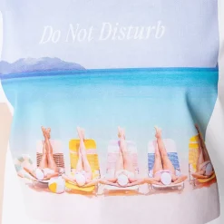 T-shirt donna Stampa Do Not Disturb