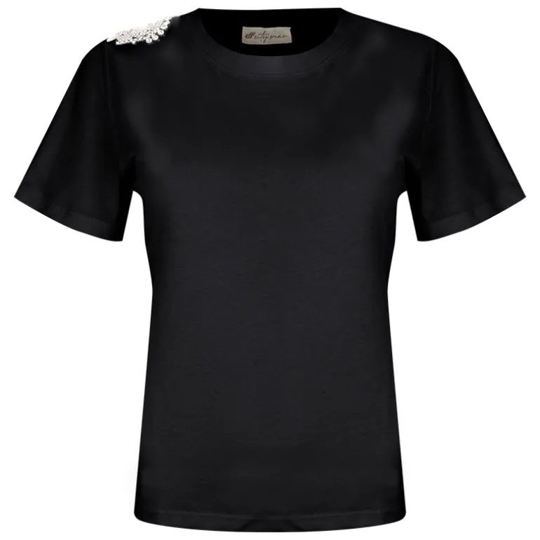 T-Shirt donna strass