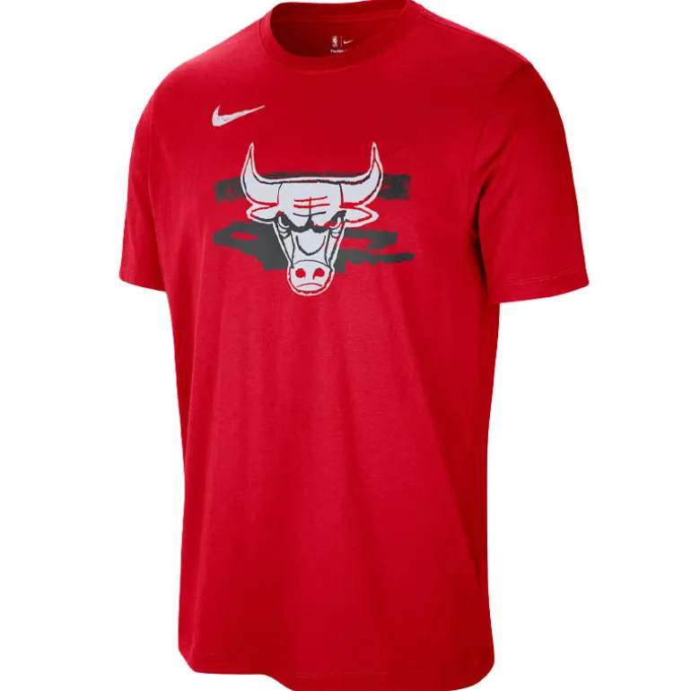 T-Shirt uomo NBA Chicago Bulls Courtside