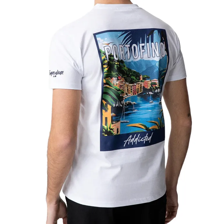 T-shirt uomo Stampa Portofino